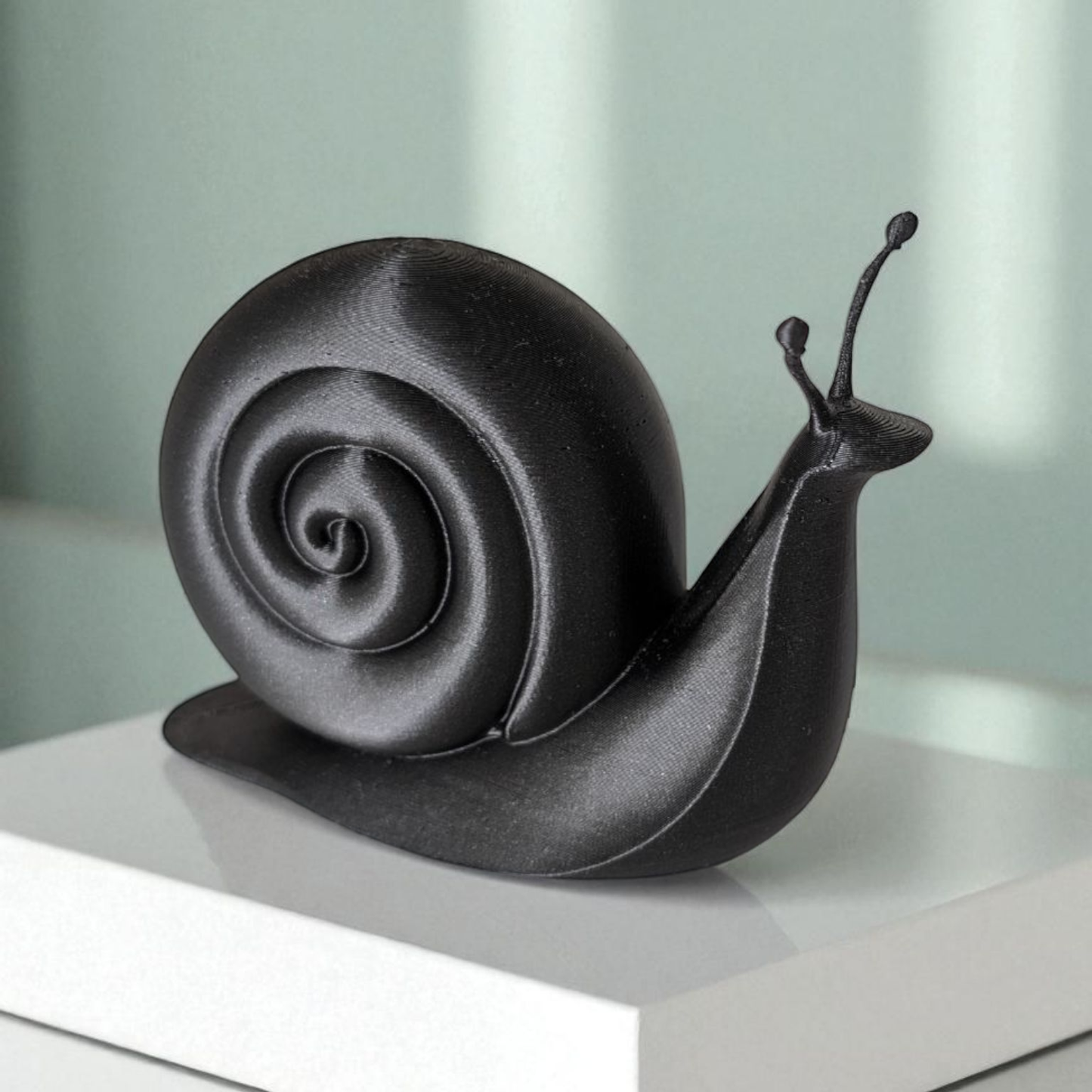 Sculpture #30 | Minimalist Snail Sculpture | Modern 3D Printed Decor
