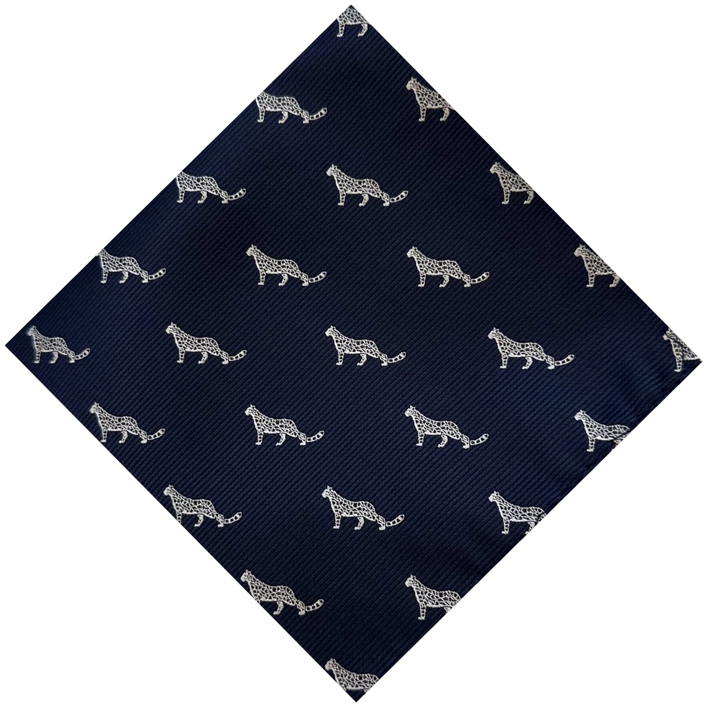 Snow Leopard Pocket Square