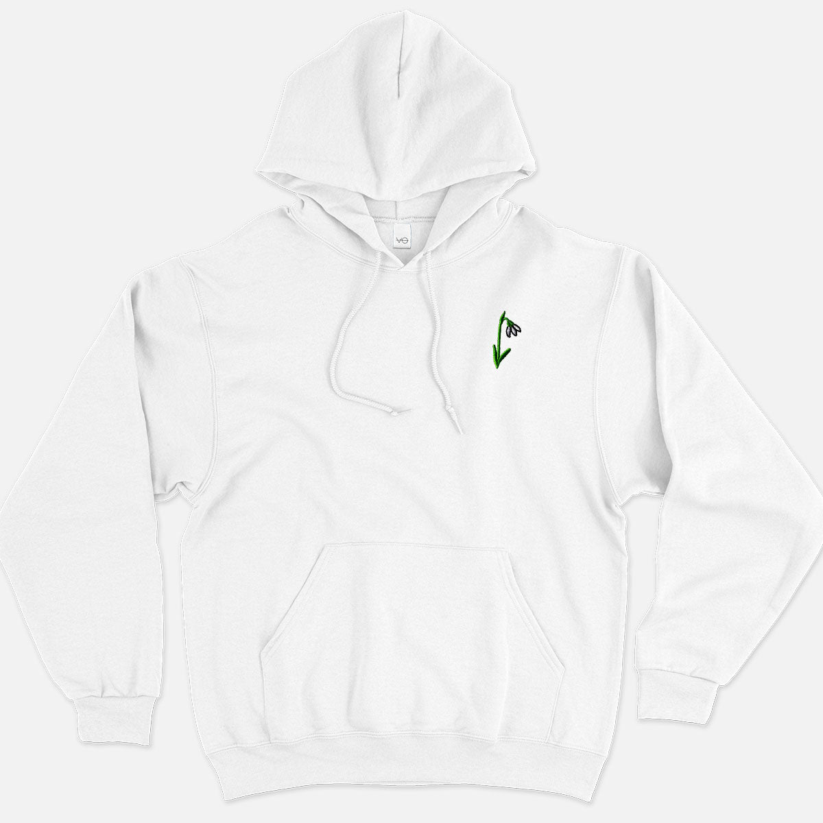 Snowdrop Embroidered Hoodie (Unisex)