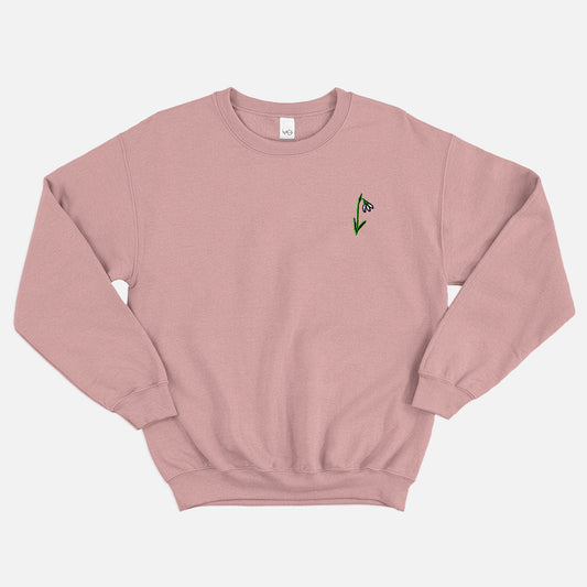Snowdrop Embroidered Sweatshirt (Unisex)