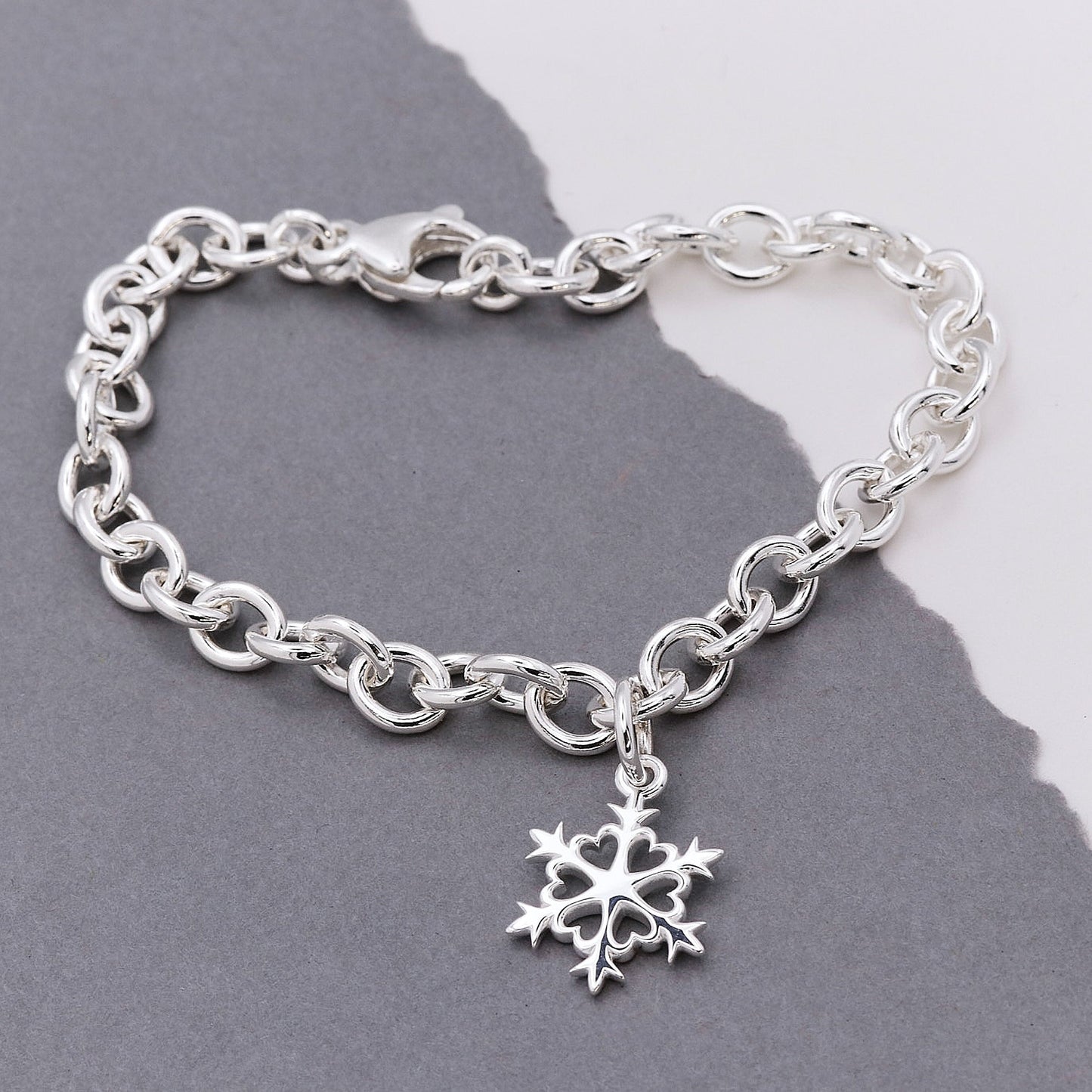 Snowflake Silver Charm