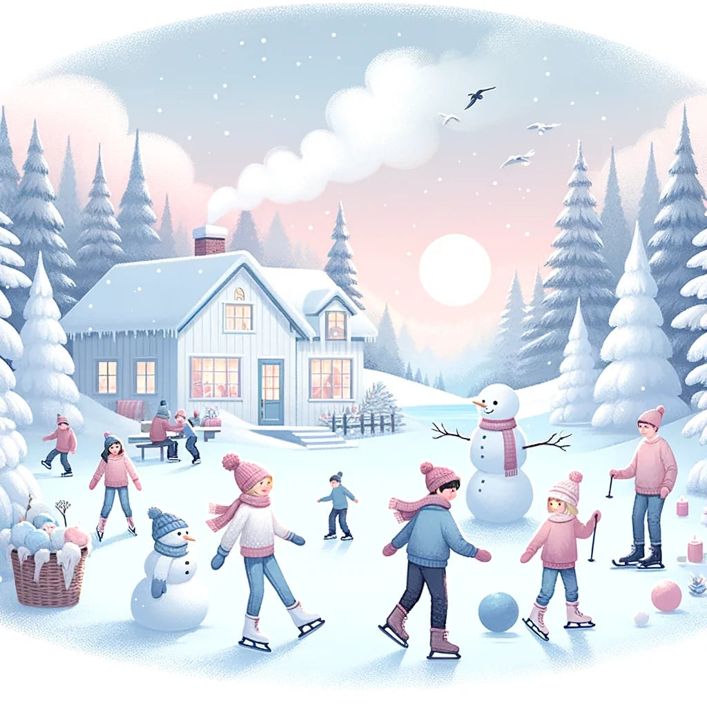 Snowy Fun Canvas