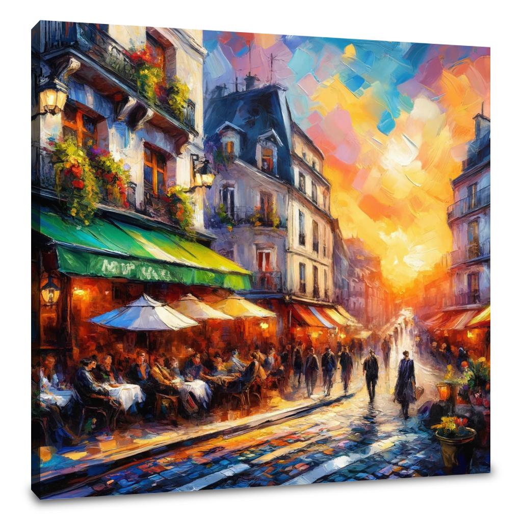 Whispers of Montmartre Paris Canvas
