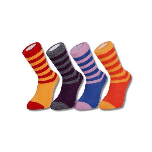 Socks For Jeans - Bright Everyday Merino Socks - 4 Pair Bundle 1
