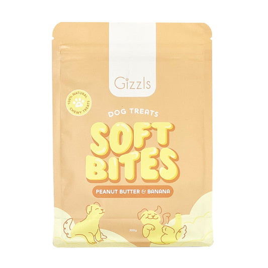 Peanut Butter & Banana Soft Dog Treats (300g)