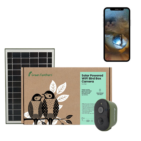 Solar Powered WiFi HD Camera for Bird Box & Wildlife Habitats