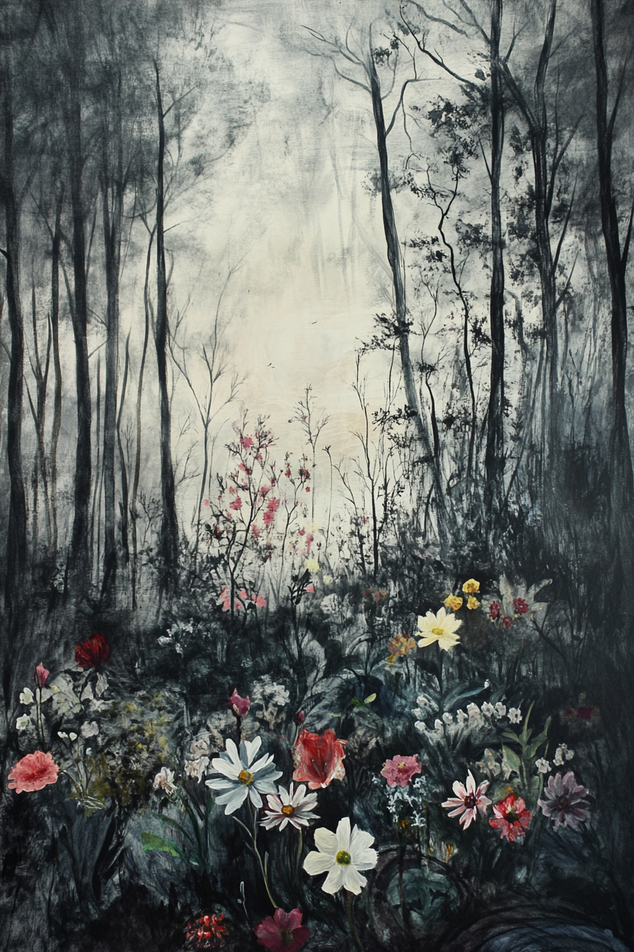 Solemn Spring Awakening Canvas
