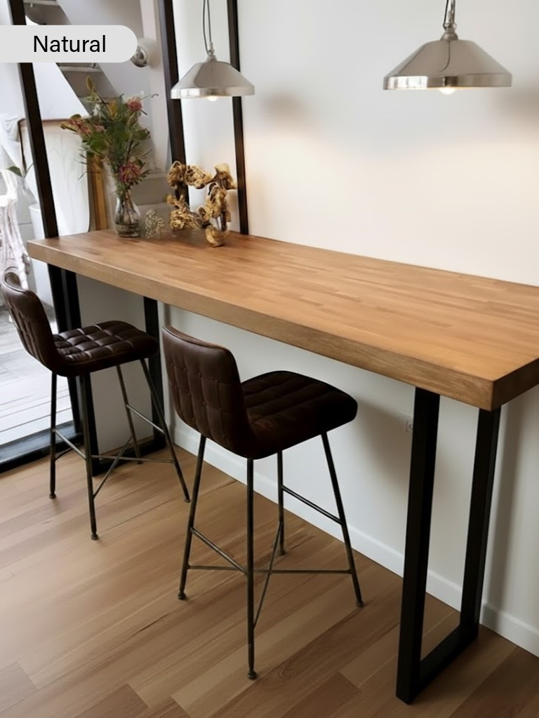 Staved Oak Breakfast Bar
