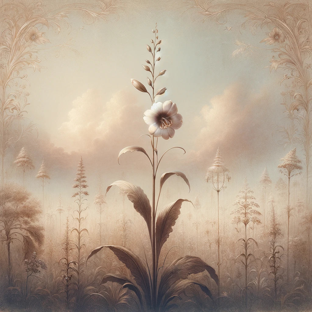 Solitary Grace Cotton Cushion