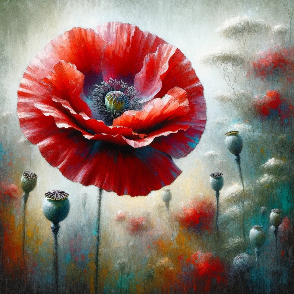 Solitude in Bloom Canvas