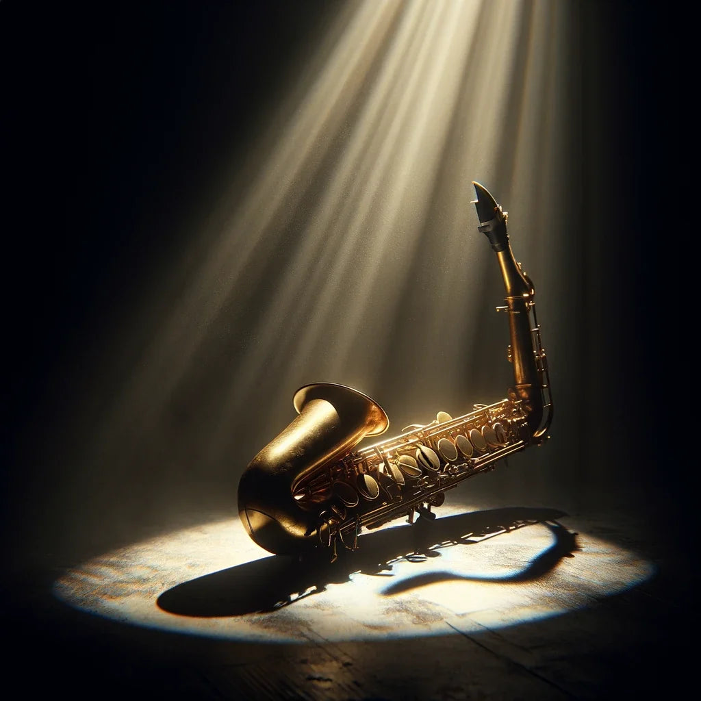 Solo Saxophone Canvas