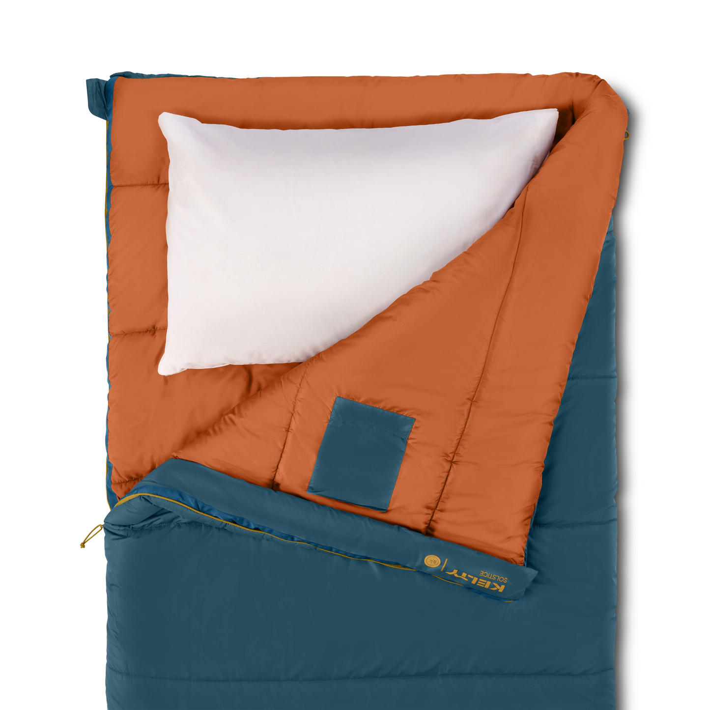 Kelty Solstice 20°F (-7°C) Synthetic Sleeping Bag - One Size - Midnight Navy/Woodthrush