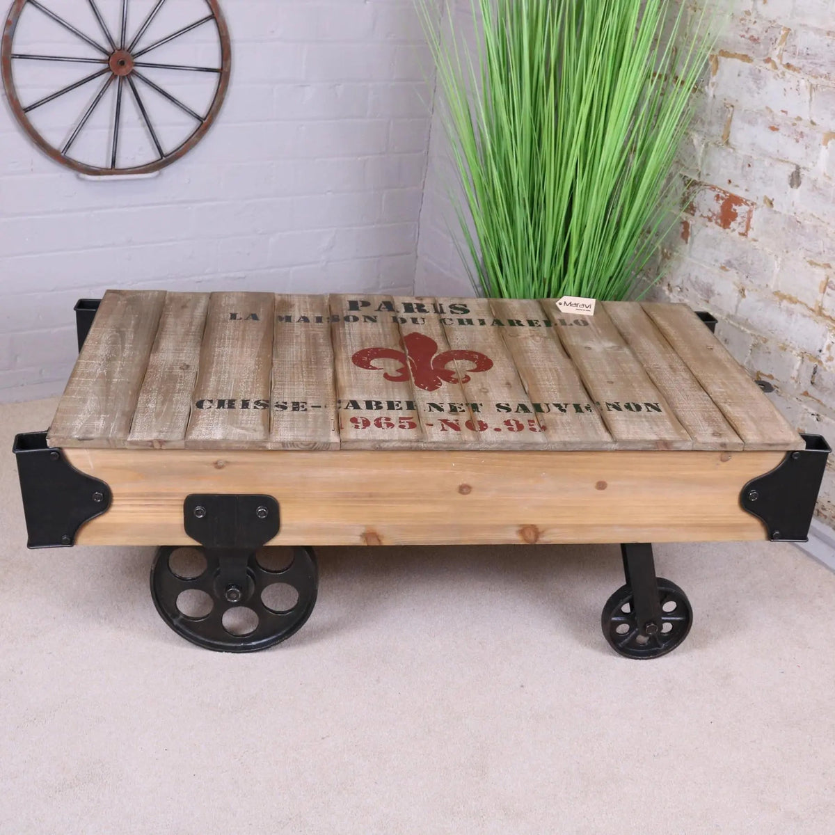 Sonala Rustic Railway Coffee Table
