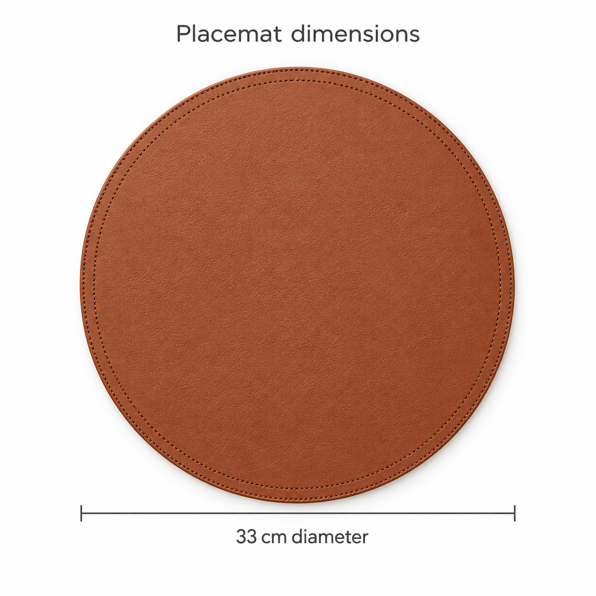 SophistiMat Brown Placemat & Coaster Set