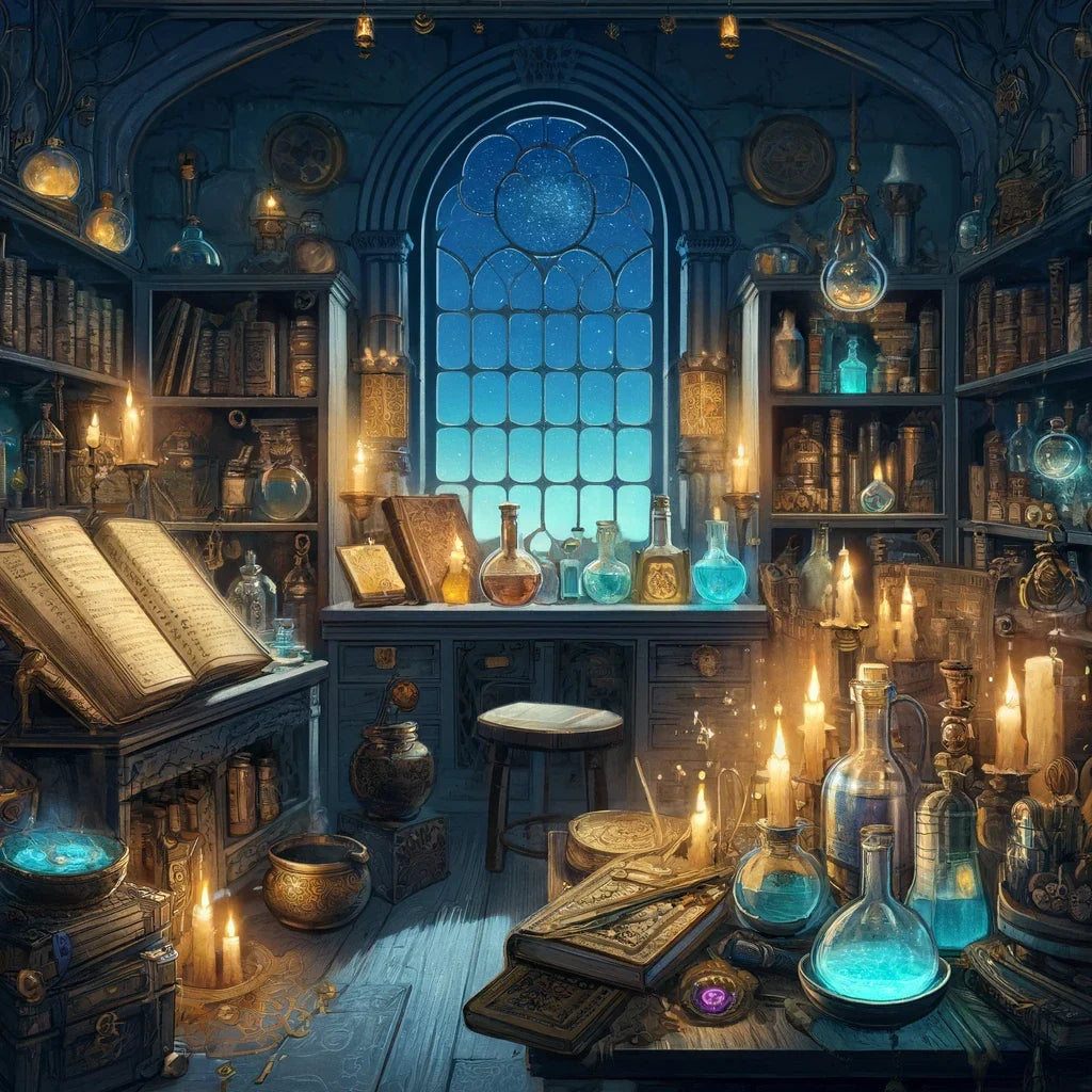 Sorcerer's Study Canvas