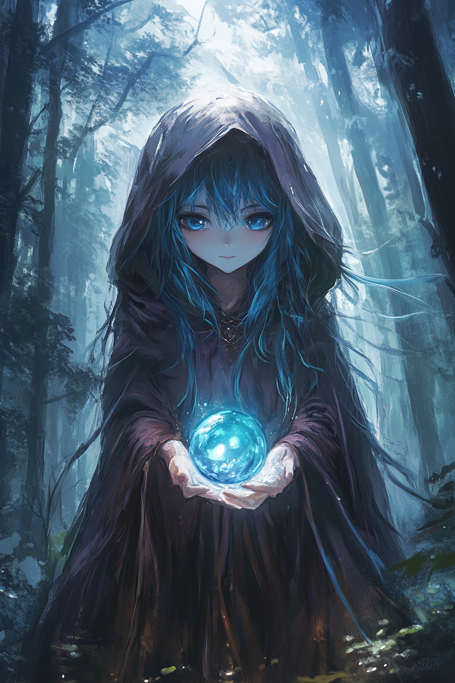Sorceress of the Enchanted Canvas