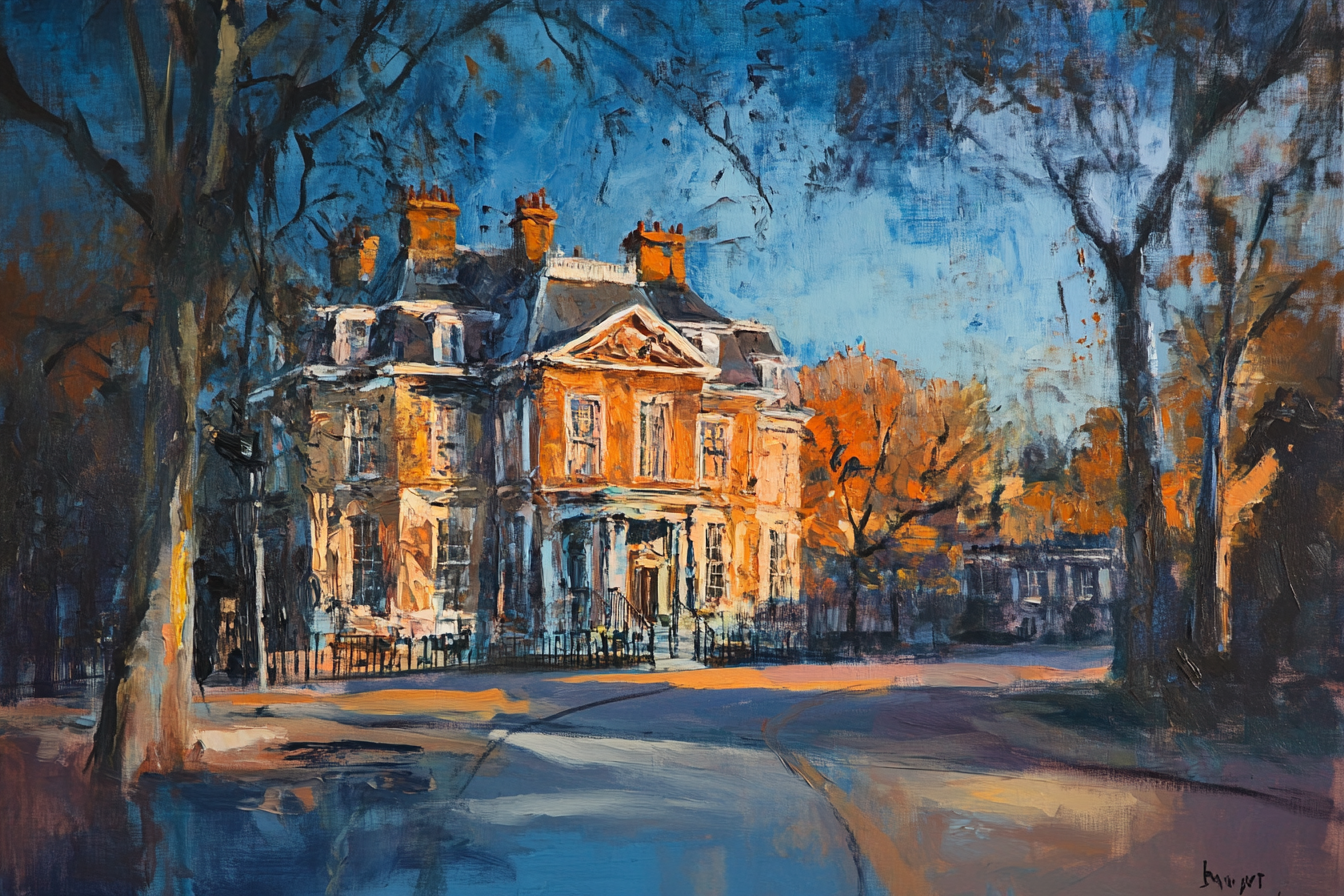 Southampton's Mansion Canvas