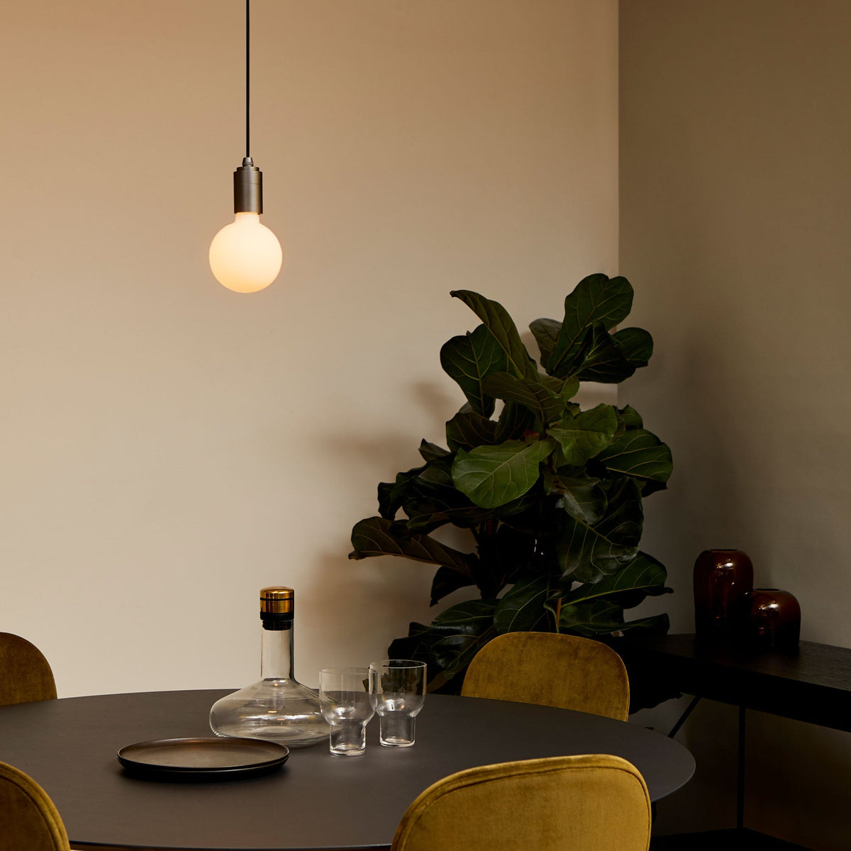 Sphere III Pendant Light in Brass