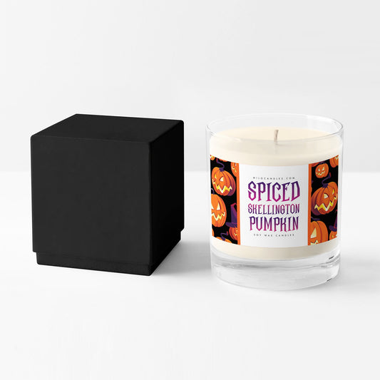 Spiced Skellington Pumpkin Candle