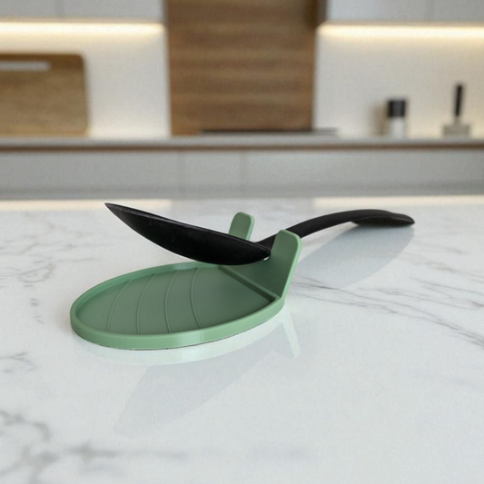 The CookSitter Spoon Rest - Secure Kitchen Utensil Holder & Drip Catcher