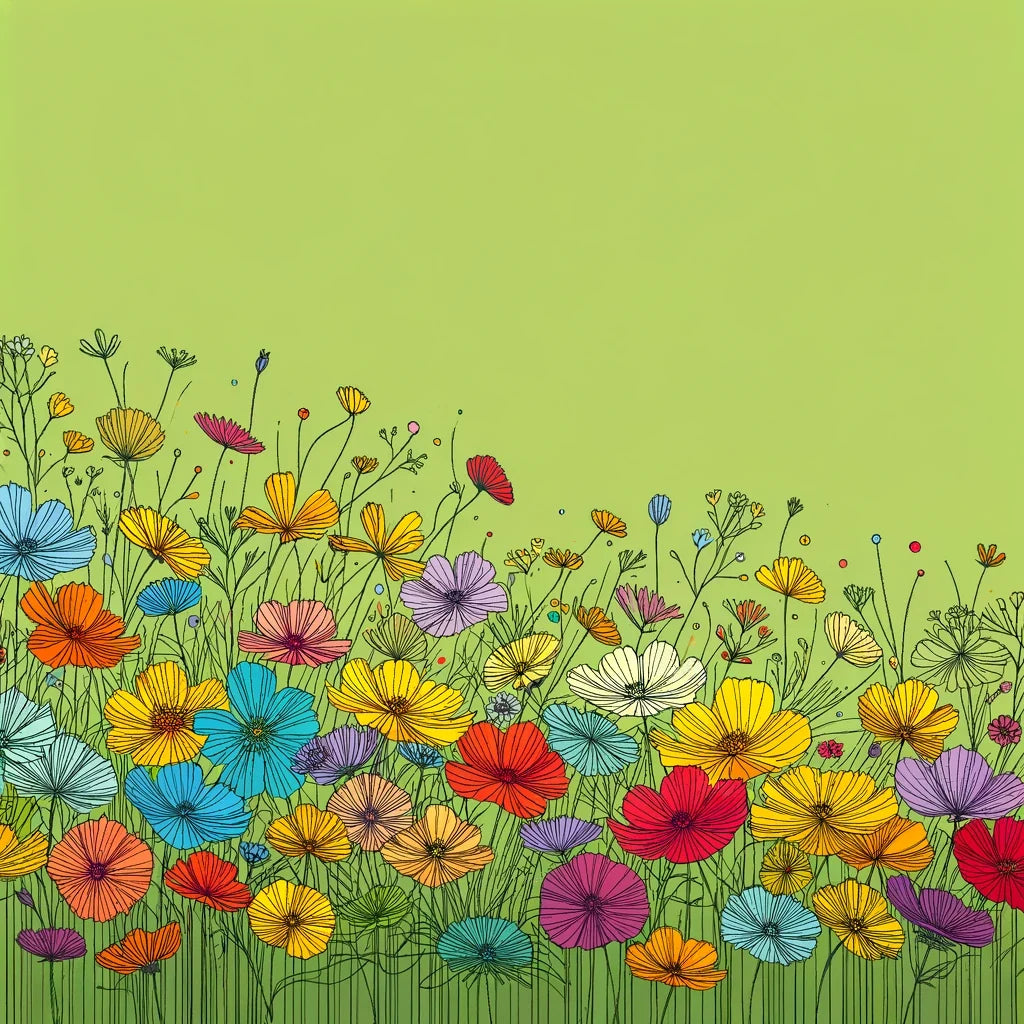 Spring Awakening in Colorful Canvas