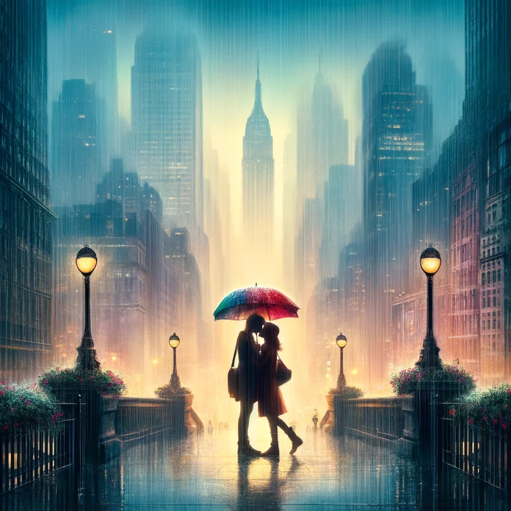 Spring Rain Romance Canvas