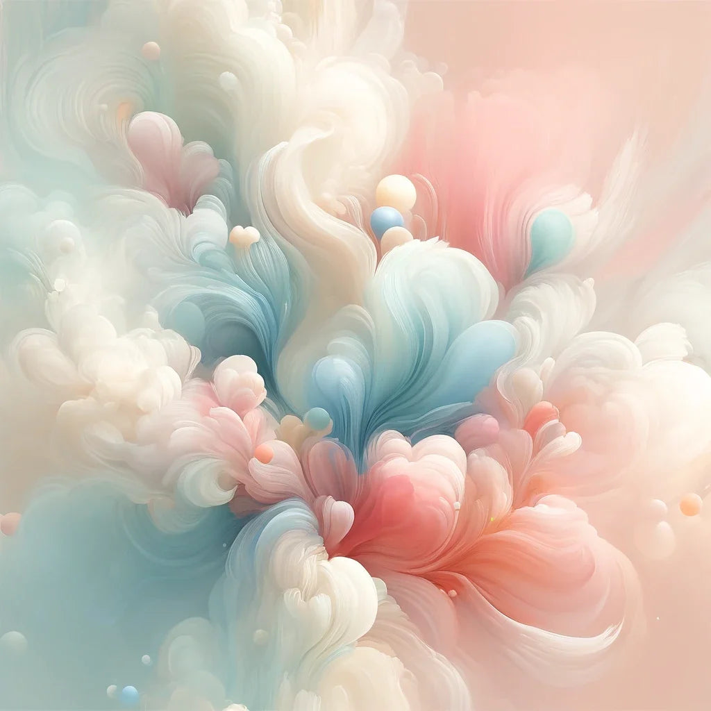 Spring Whispers Abstract Canvas