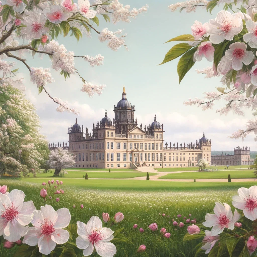 Spring at Castle Howard Canvas