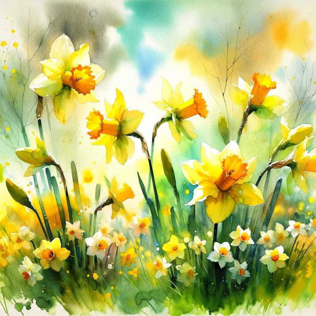 Spring's Joyful Dance Canvas