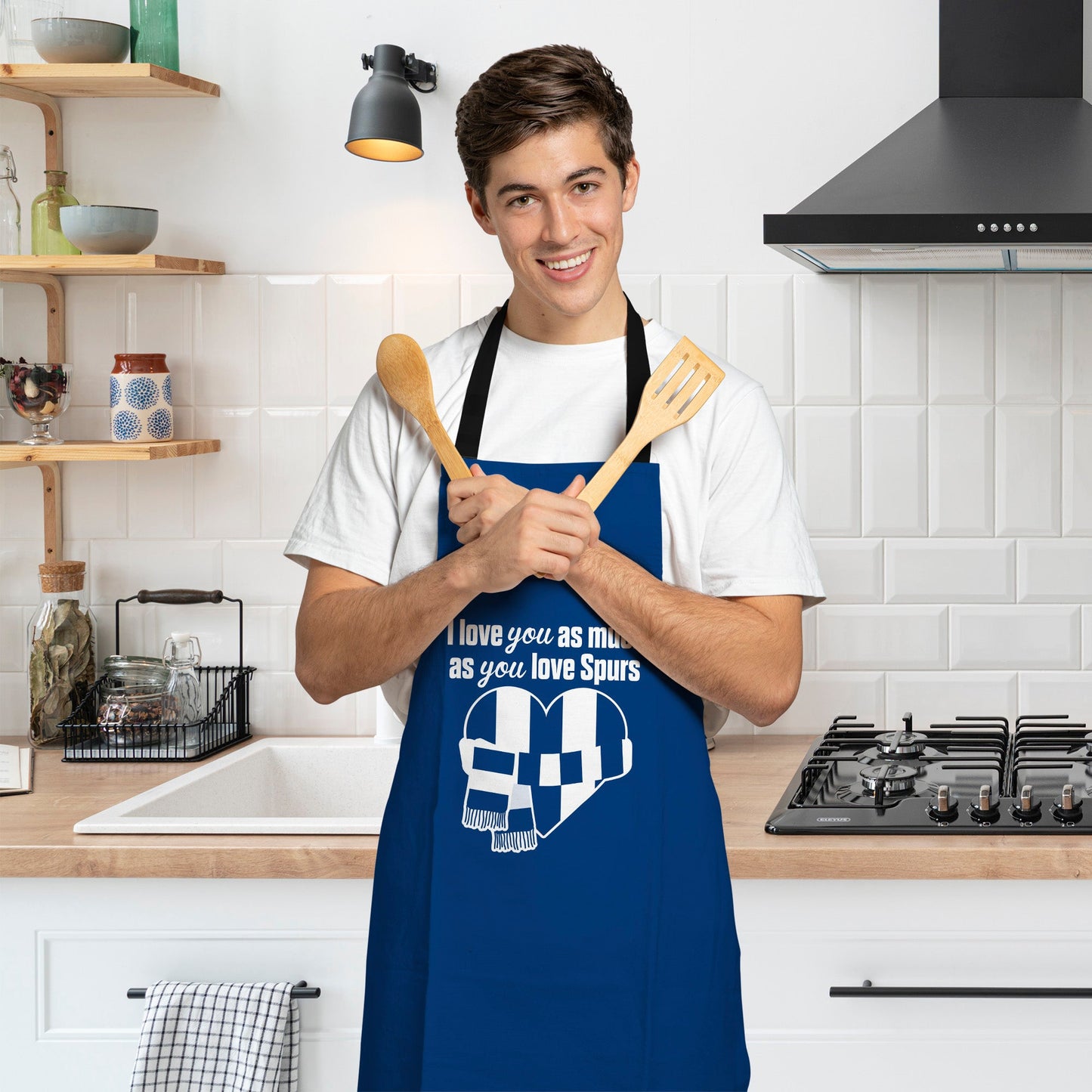 Love you as much as You Love Spurs - Novelty Apron