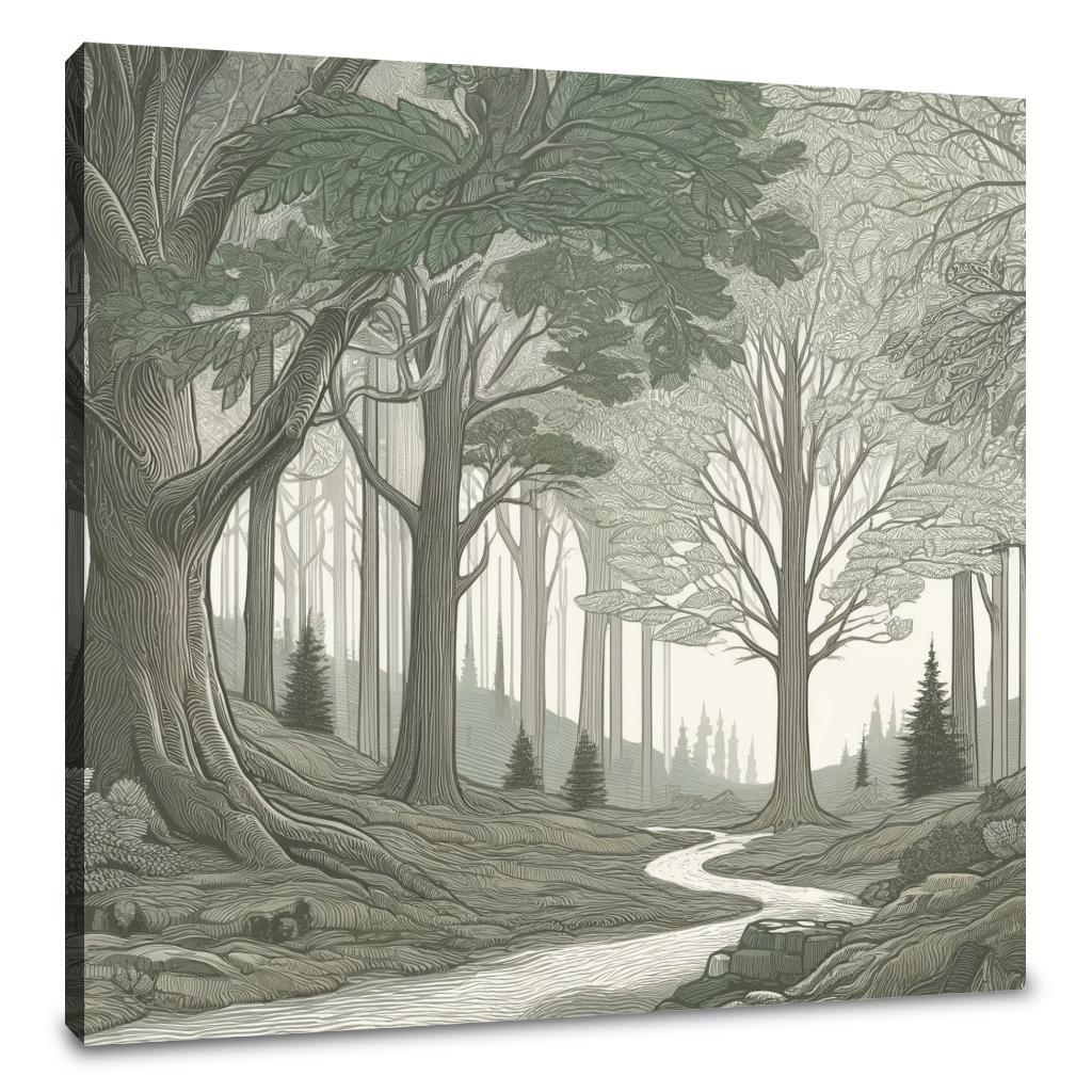 Tranquil Forest Canvas