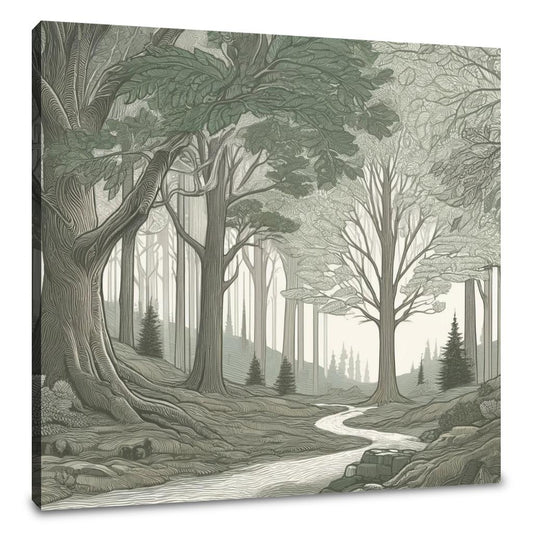 Tranquil Forest Canvas