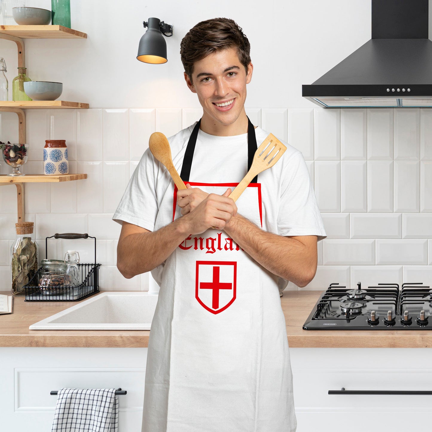 England! St George Shield - Novelty - Water-Resistant Adults Apron