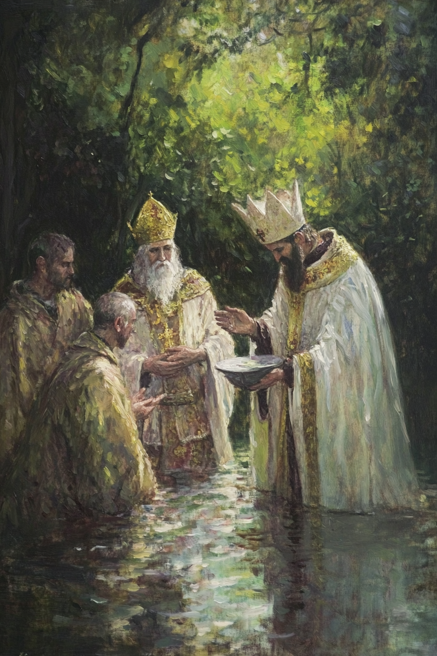 St. Patrick's Baptism Canvas