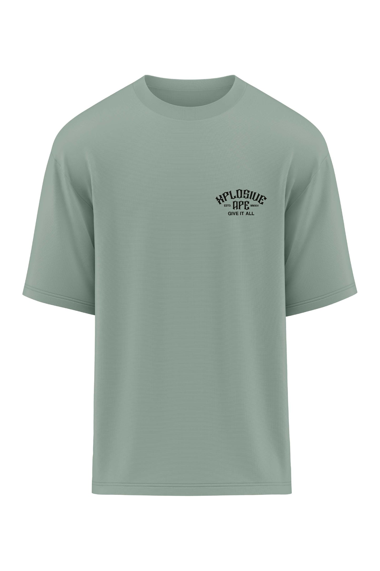 XAPE Staple Oversized Tee - Sage