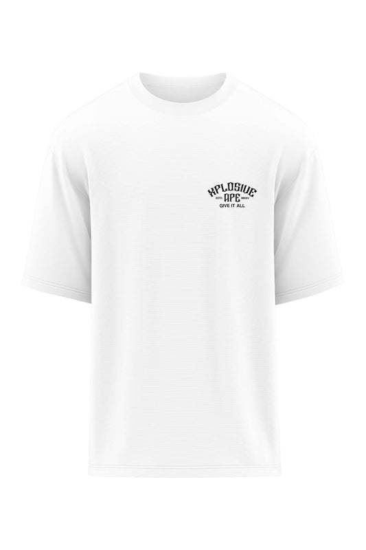 XAPE Staple Oversized Tee - White
