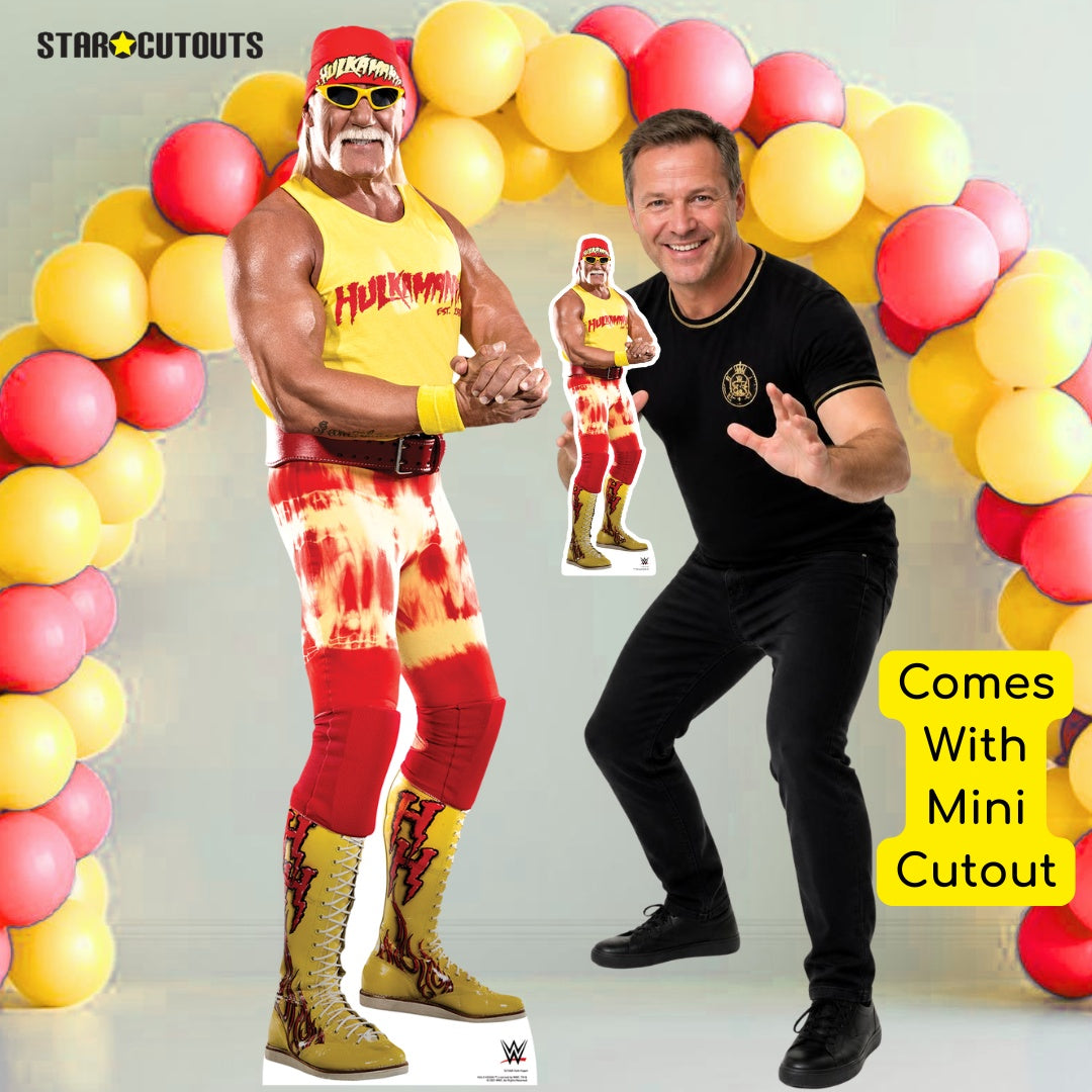 SC1668 Hulk Hogan WWE Cardboard Cutout Height 195cm