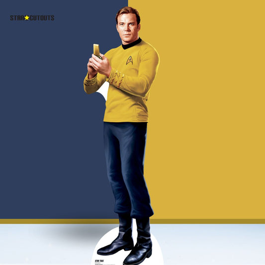 SC4673 Captain Kirk Cardboard Cut Out Height 179cm