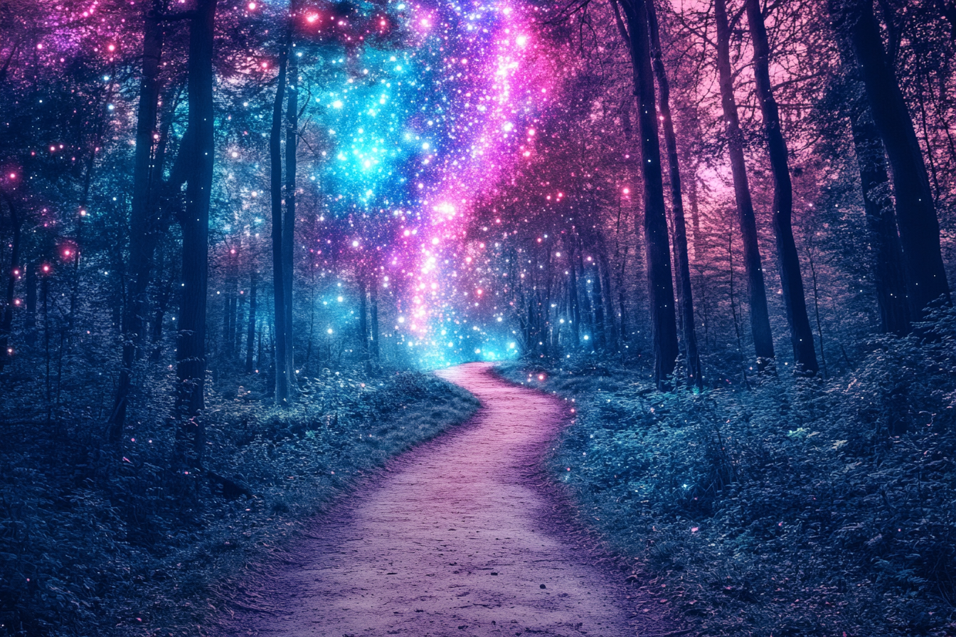 Starlight Trail Canvas