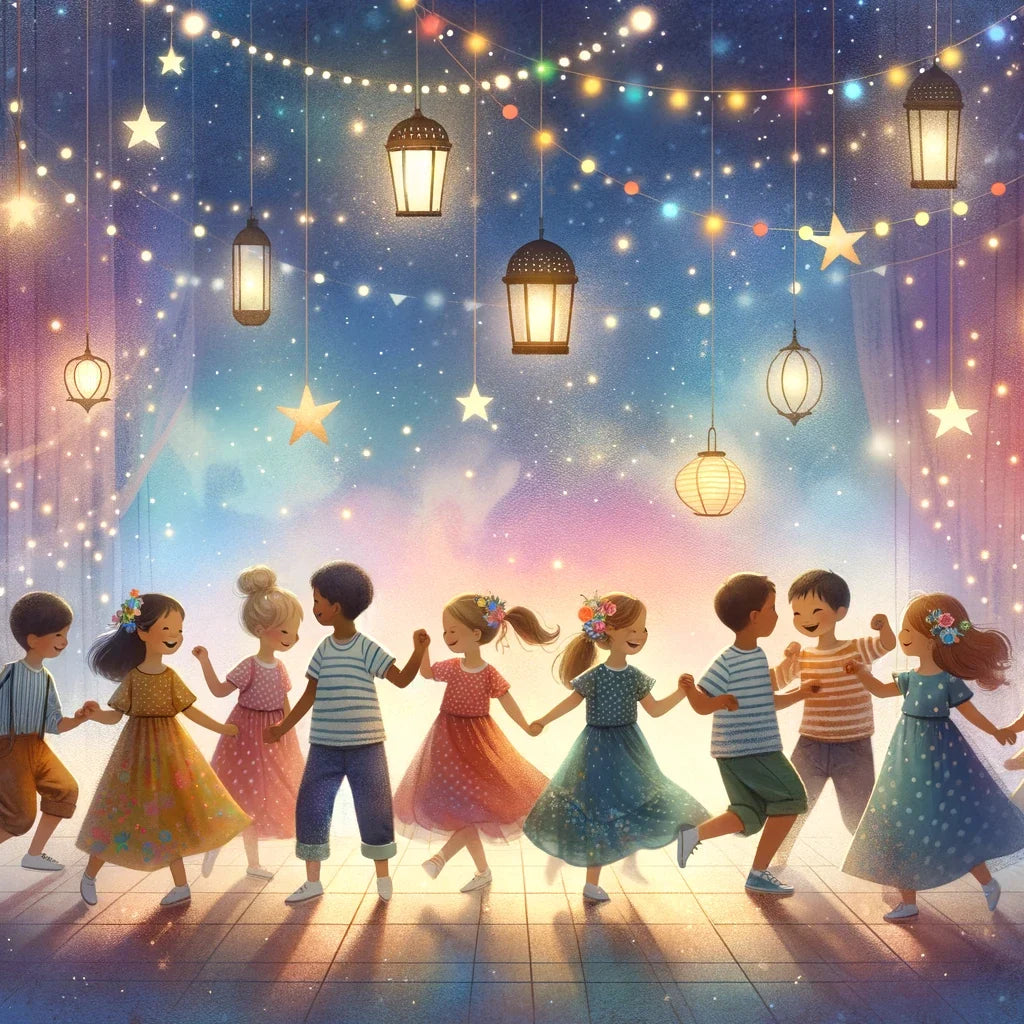 Starry Dance Party Canvas