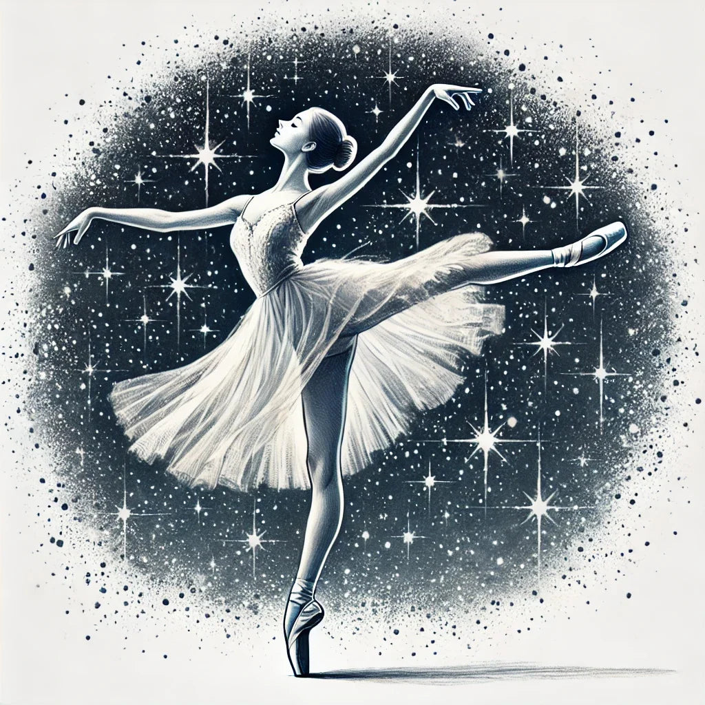 Starry Night Ballerina Canvas