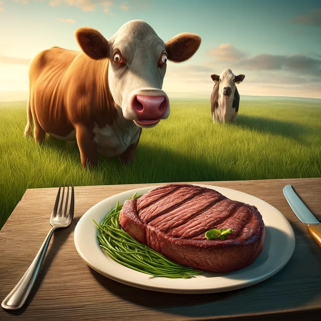 Steak and Surprise Canvas