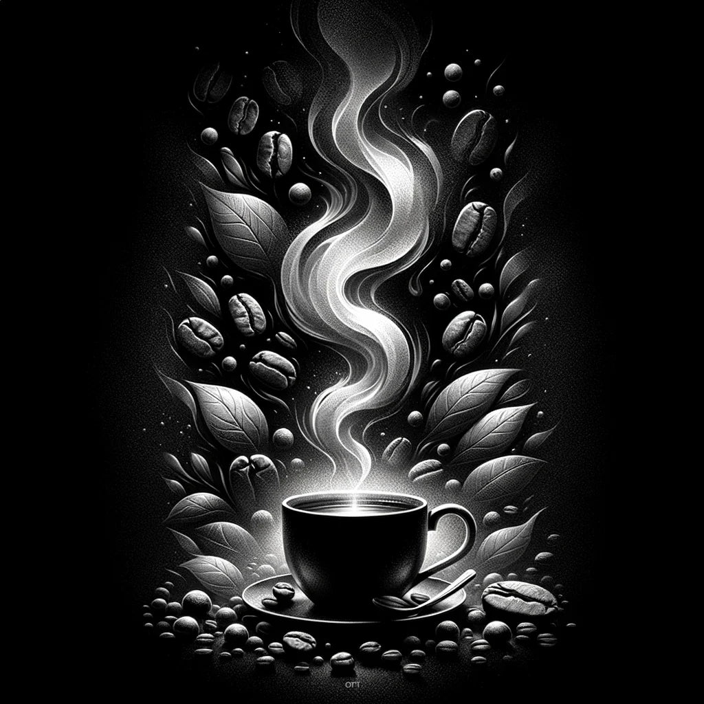 Steamy Mornings: Silver Aroma Cotton Cushion