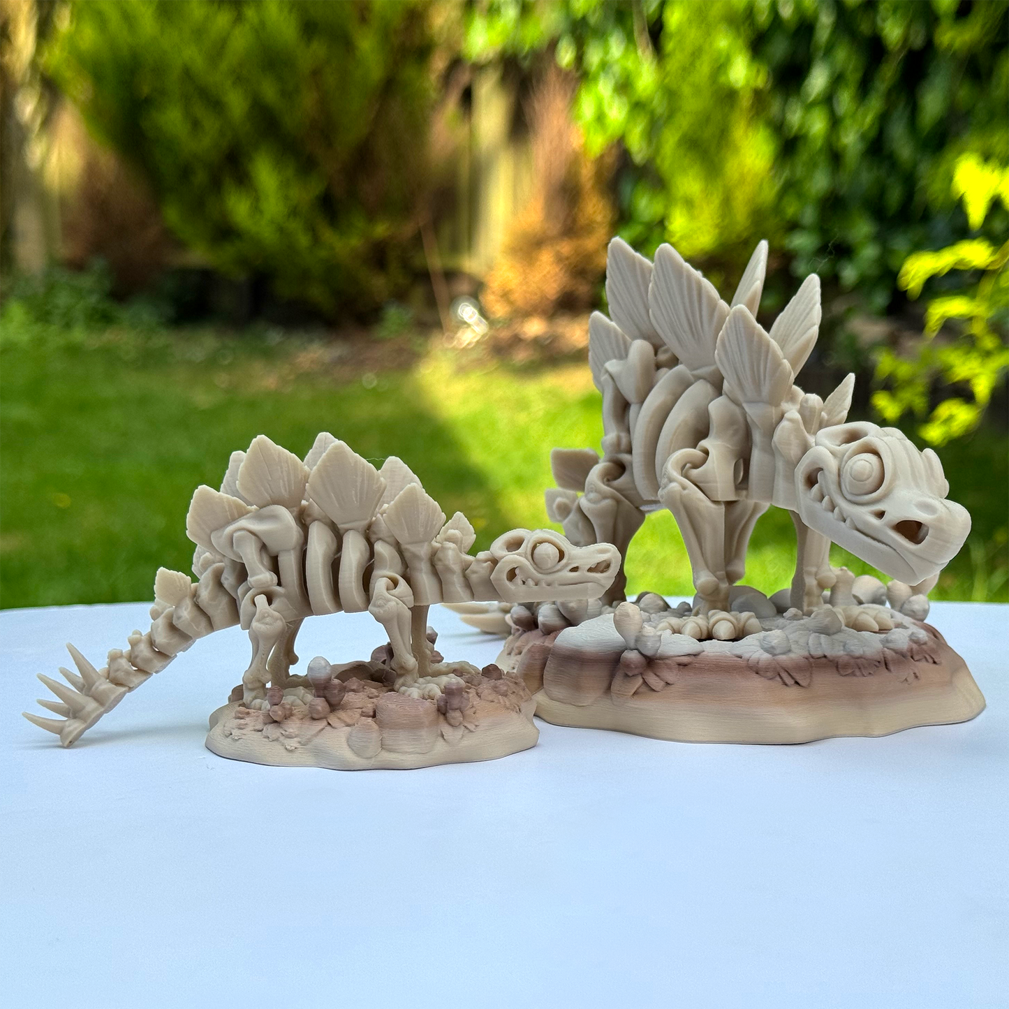 3D Printed Skeleton Stegosaurus | Articulated Dinosaur Figure