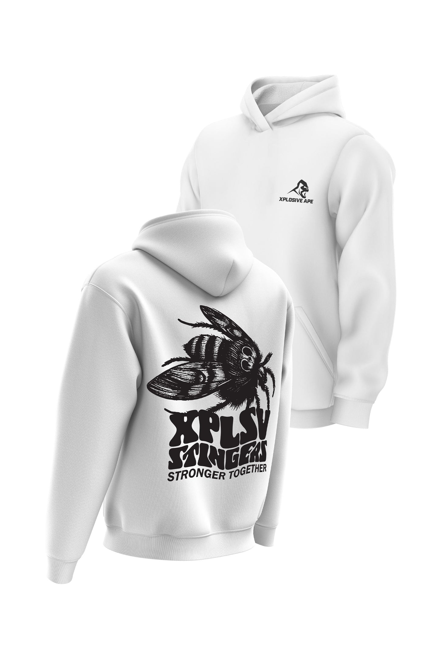 XAPE Stingers Hoodie - White