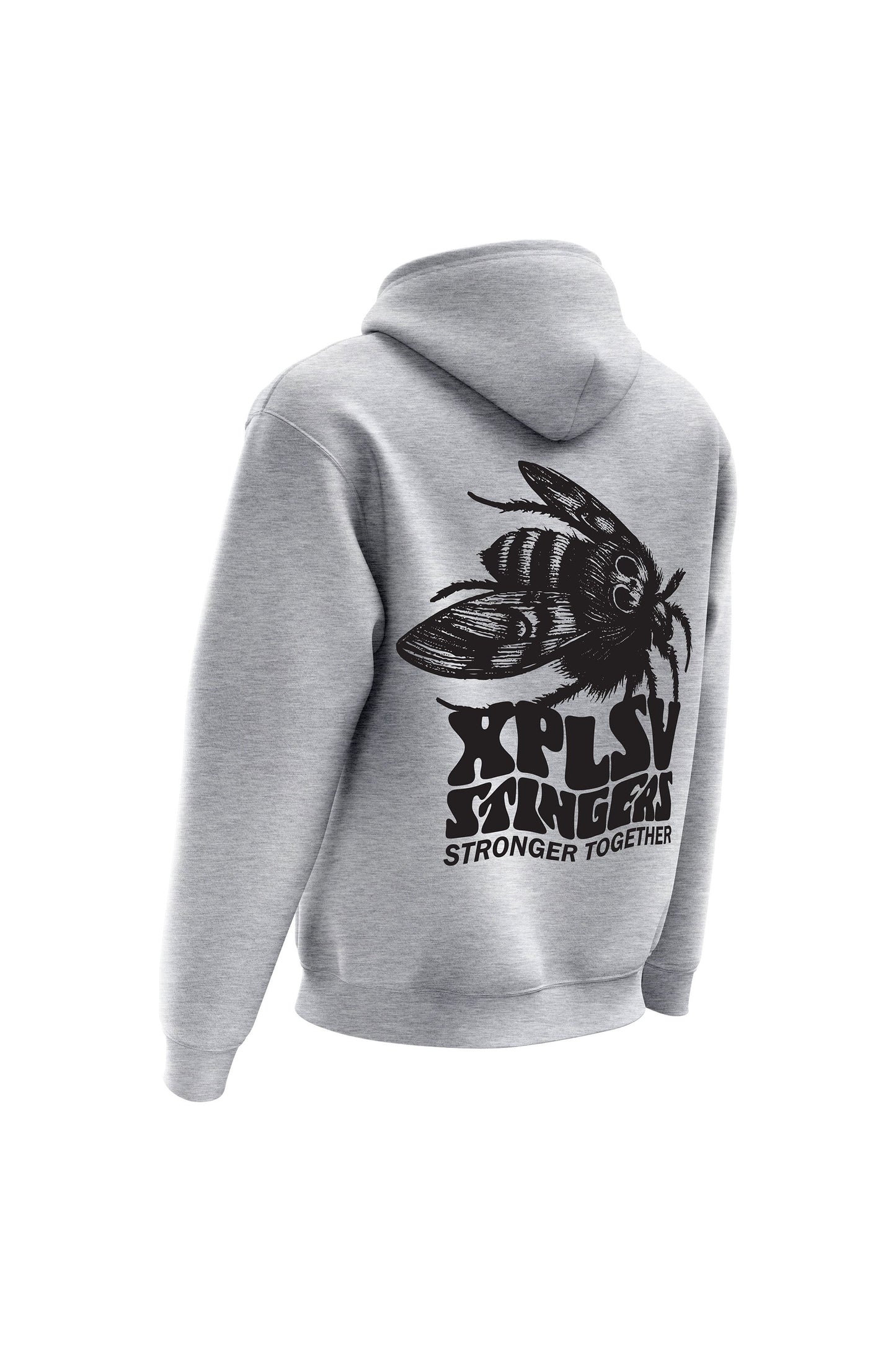 XAPE Stingers Hoodie - Heather Grey