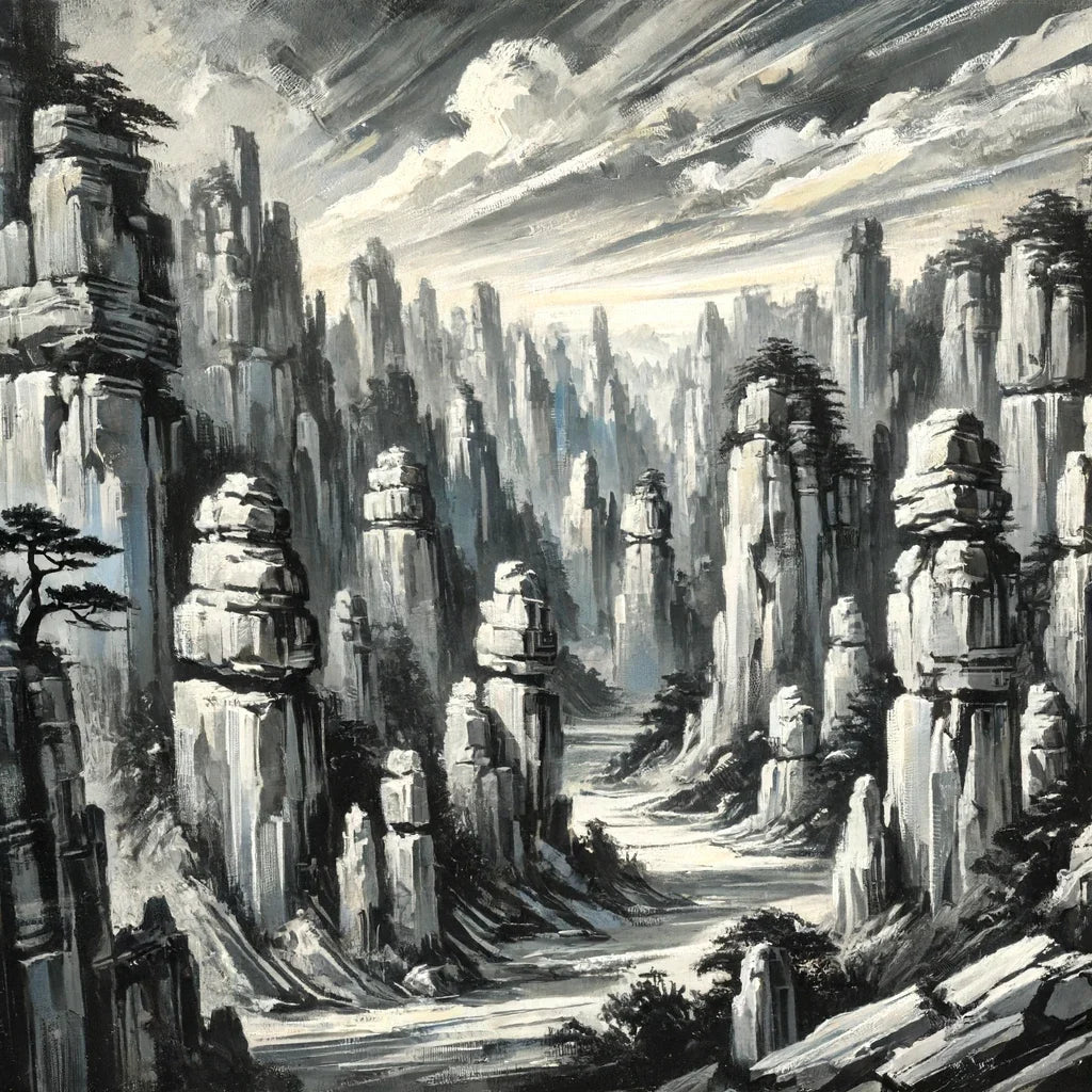 Stone Forest Mystique Canvas