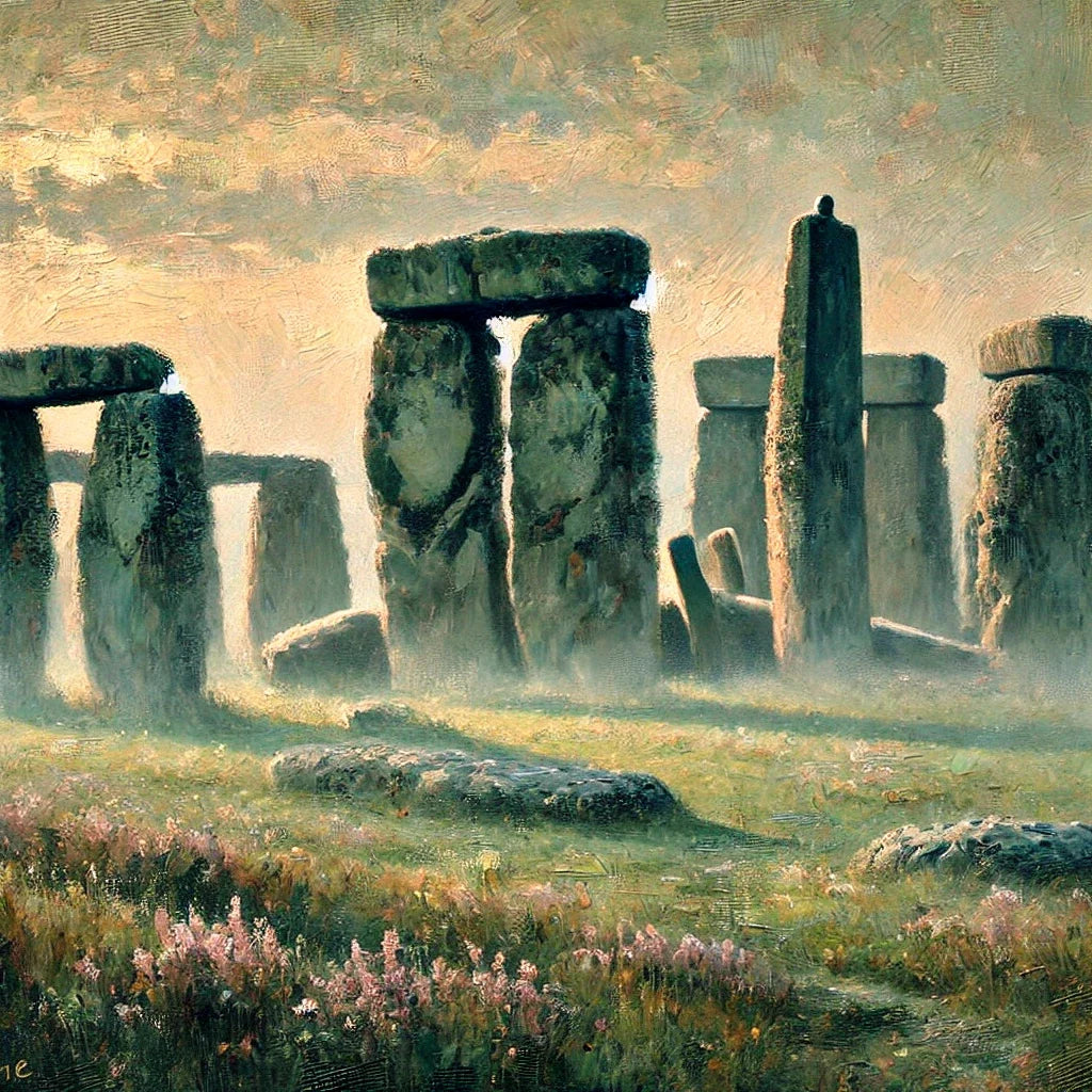 Stonehenge Dawn Canvas