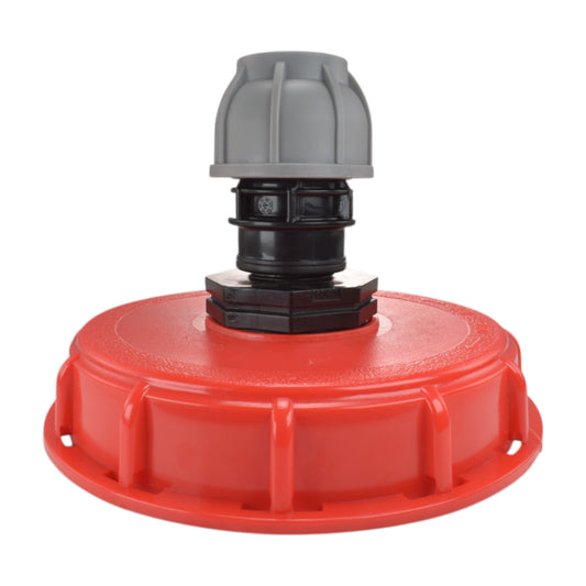 IBC 6-inch Cap Kit with 32mm MDPE Straight