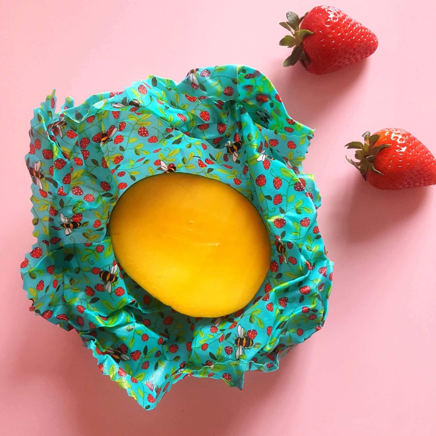 Honey Bee Good Set of 3 Handmade Beeswax Wraps | Bees & Cherries